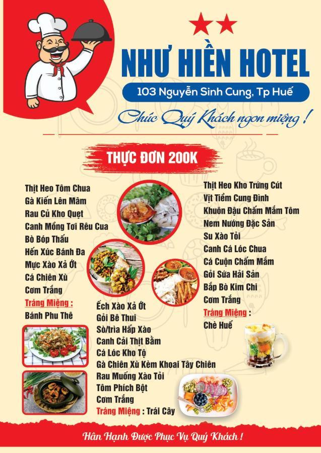 Nhu Hien Hotel Hue Eksteriør bilde